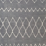 Hiero Boho Patterned Rug - Grey and Ivory 240cm x 320 cm Rug Mos-Local   