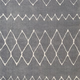 Hiero Boho Patterned Rug - Grey and Ivory 240cm x 320 cm Rug Mos-Local   