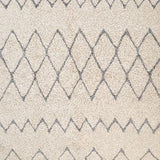 Hiero Boho Patterned Rug - Ivory and Grey 160cm x 230 cm Rug Mos-Local   