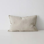 Como Linen Stonewashed Vintage Look Lumbar Cushion Cushion Weave-Local Como Linen 60cm x 40cm Polyester