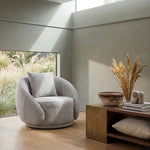 Jake Armchair - Ash Grey Boucle Armchair Forever-Core
