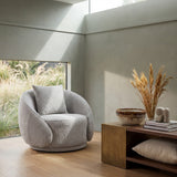 Jake Armchair - Ash Grey Boucle Armchair Forever-Core