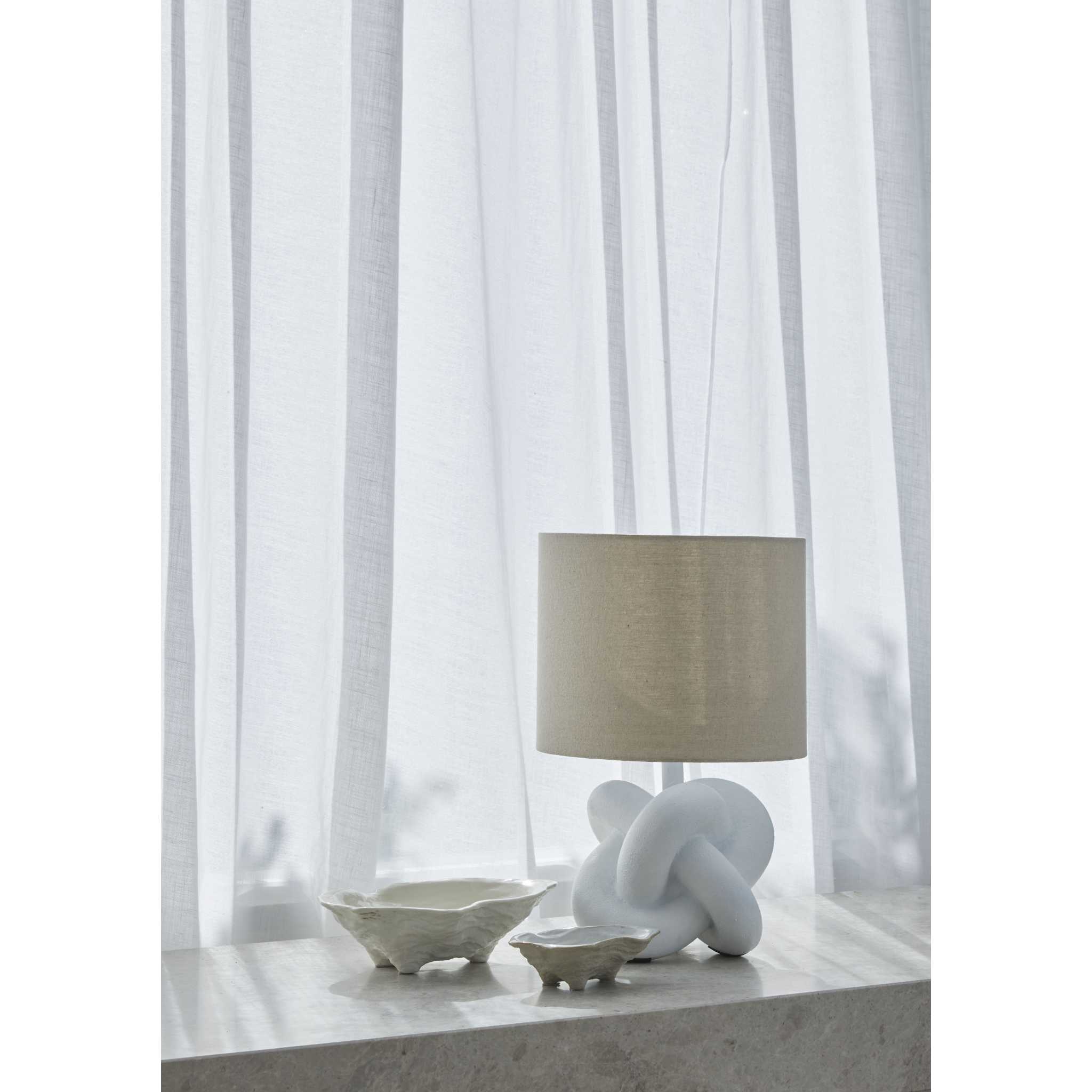 Samiksha Table Lamp - Natural & White Lighting Albi-Local