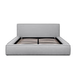 Ex Display - Castillo Fabric King Bed Frame - Pearl Grey King Bed YoBed-Core   