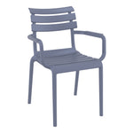 Set of 2 - Keller Indoor / Outdoor Dining Armchair - Grey Dining Armchair Furnlink-Local   
