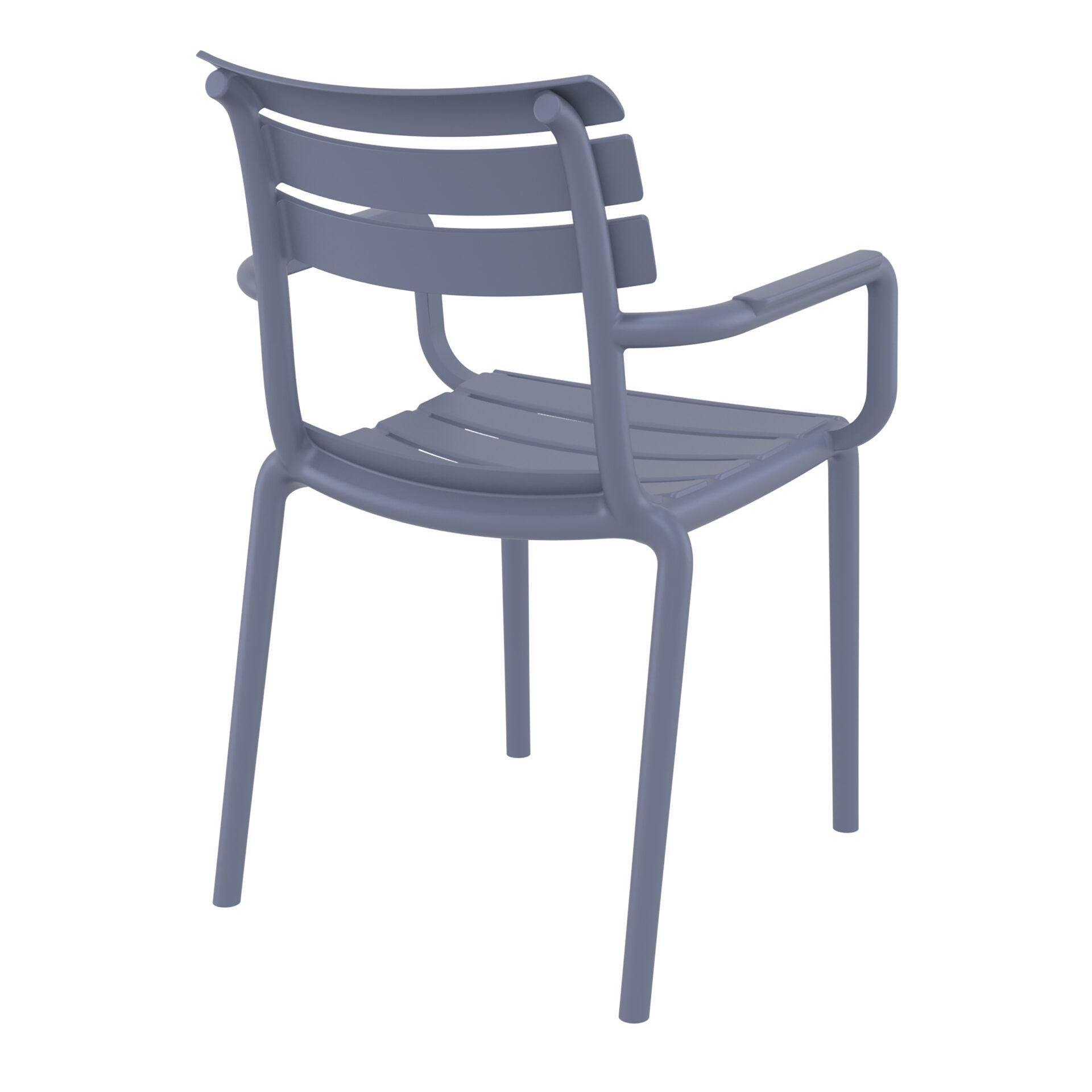 Set of 2 - Keller Indoor / Outdoor Dining Armchair - Grey Dining Armchair Furnlink-Local   