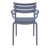 Set of 2 - Keller Indoor / Outdoor Dining Armchair - Grey Dining Armchair Furnlink-Local   