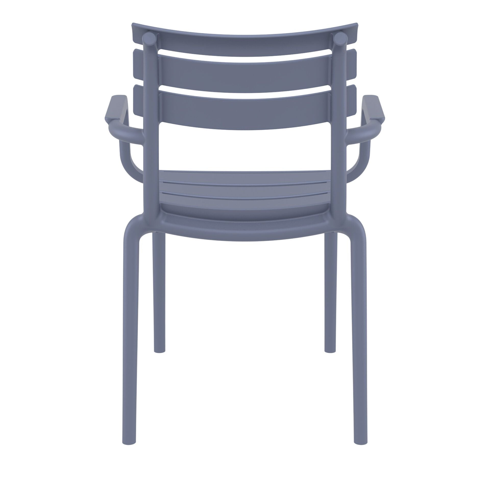 Set of 2 - Keller Indoor / Outdoor Dining Armchair - Grey Dining Armchair Furnlink-Local   