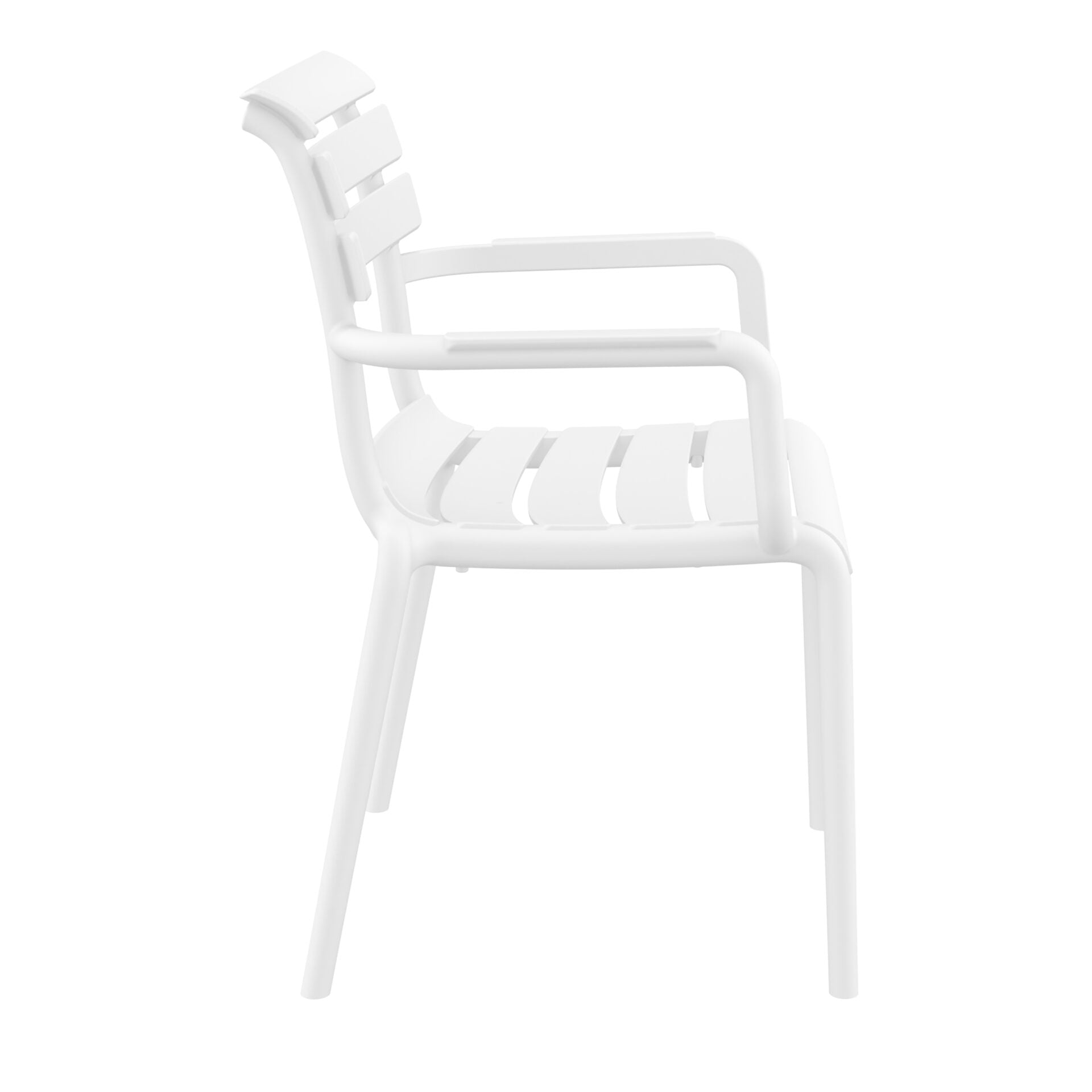Set of 2 - Keller Indoor / Outdoor Dining Armchair - White Dining Armchair Furnlink-Local   