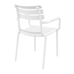 Set of 2 - Keller Indoor / Outdoor Dining Armchair - White