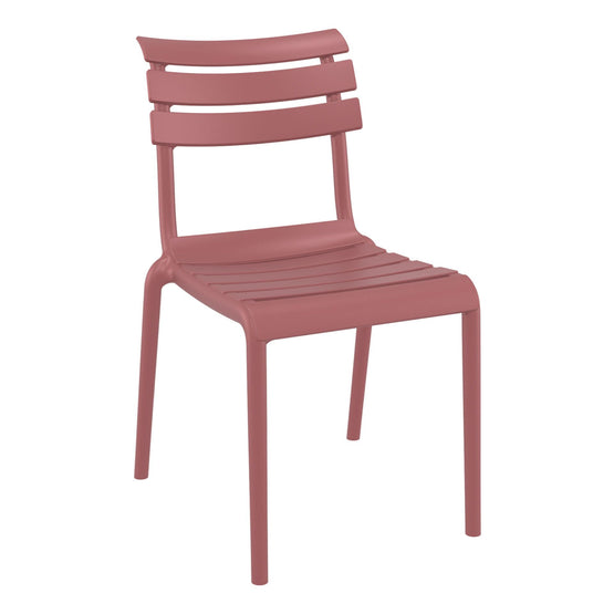 Set of 2 - Keller Indoor / Outdoor Dining Chair - Marsala