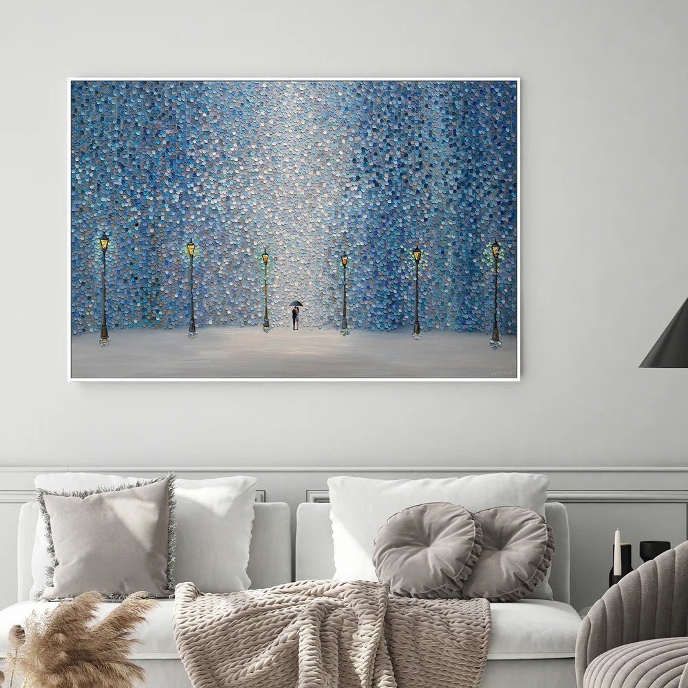 Kiss Under The Rain, By Ekaterina Ermilkina Wall Art Gioia-Local