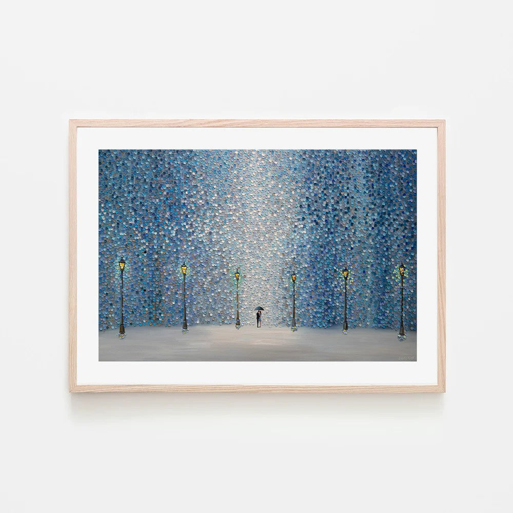 Kiss Under The Rain, By Ekaterina Ermilkina Wall Art Gioia-Local