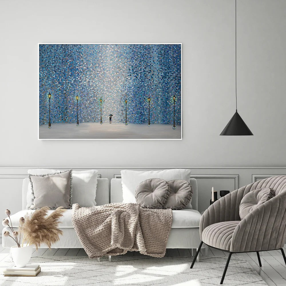 Kiss Under The Rain, By Ekaterina Ermilkina Wall Art Gioia-Local