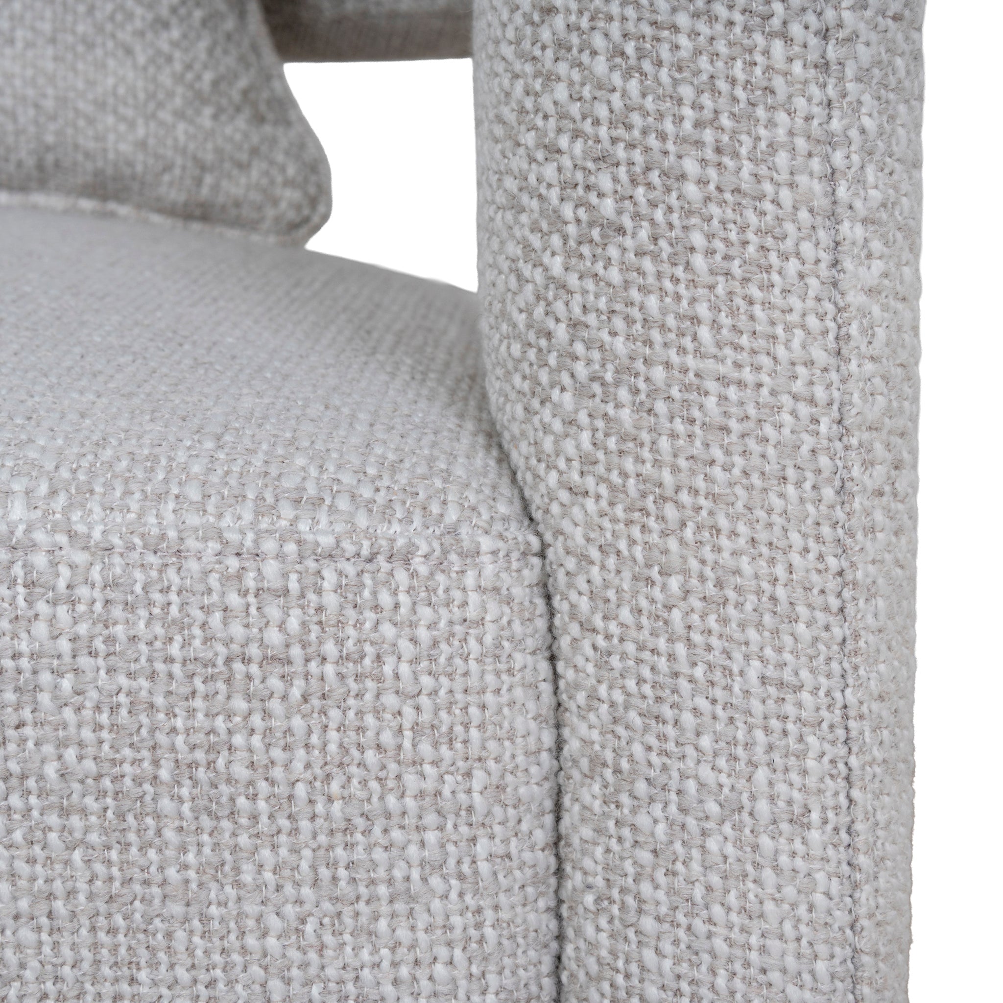 Seam Armchair - Beige Linen Armchair OL Sofa-Core