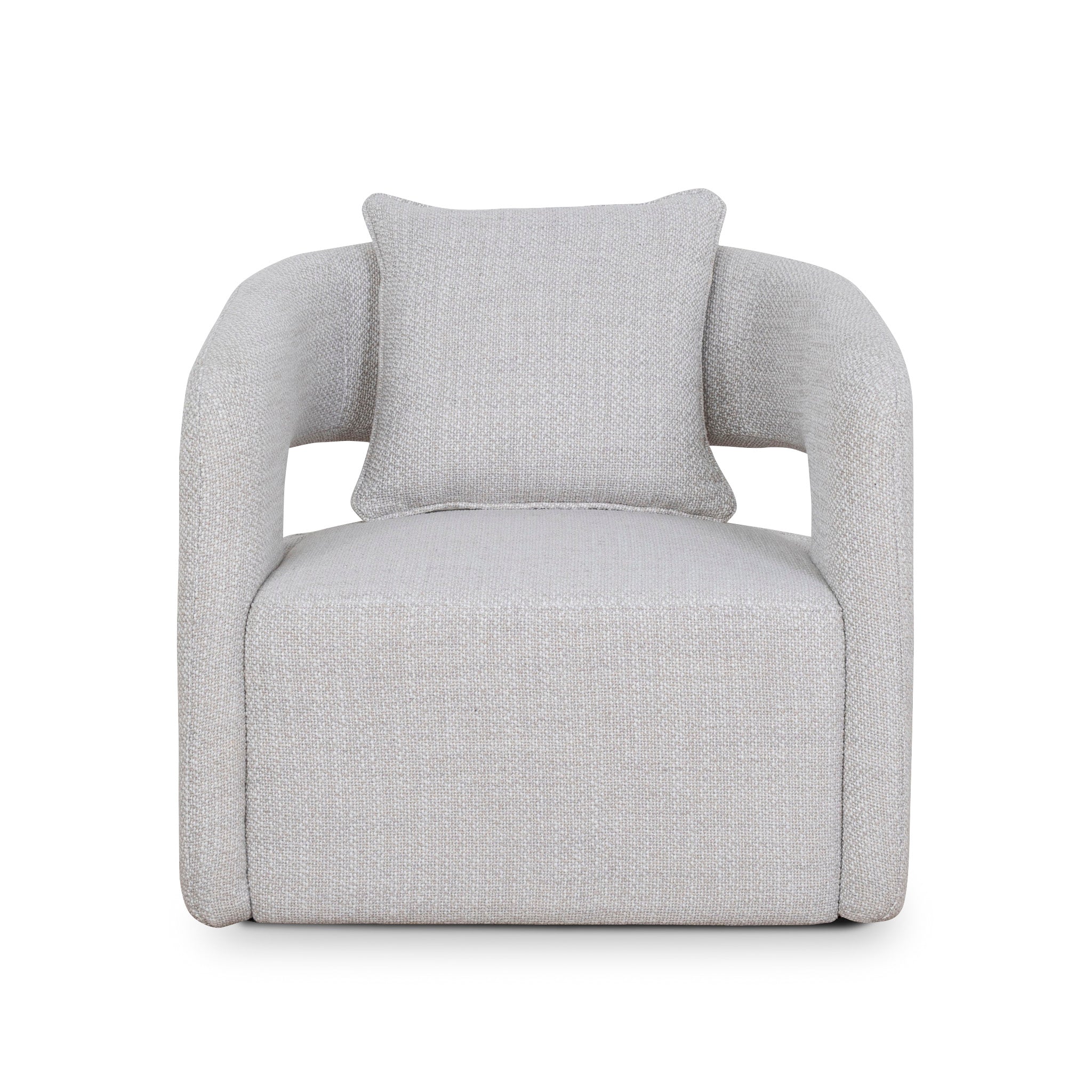 Seam Armchair - Beige Linen Armchair OL Sofa-Core