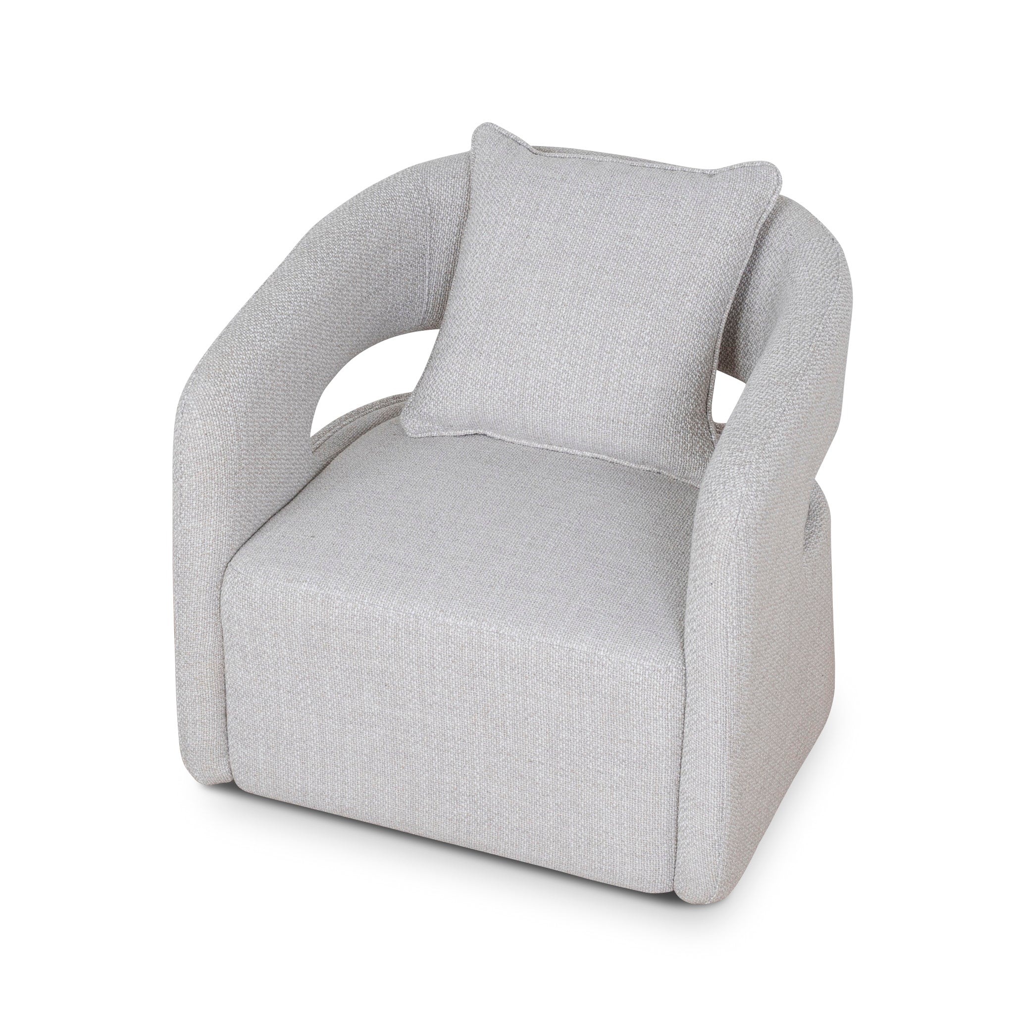 Seam Armchair - Beige Linen Armchair OL Sofa-Core