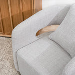 Seam Armchair - Beige Linen Armchair OL Sofa-Core
