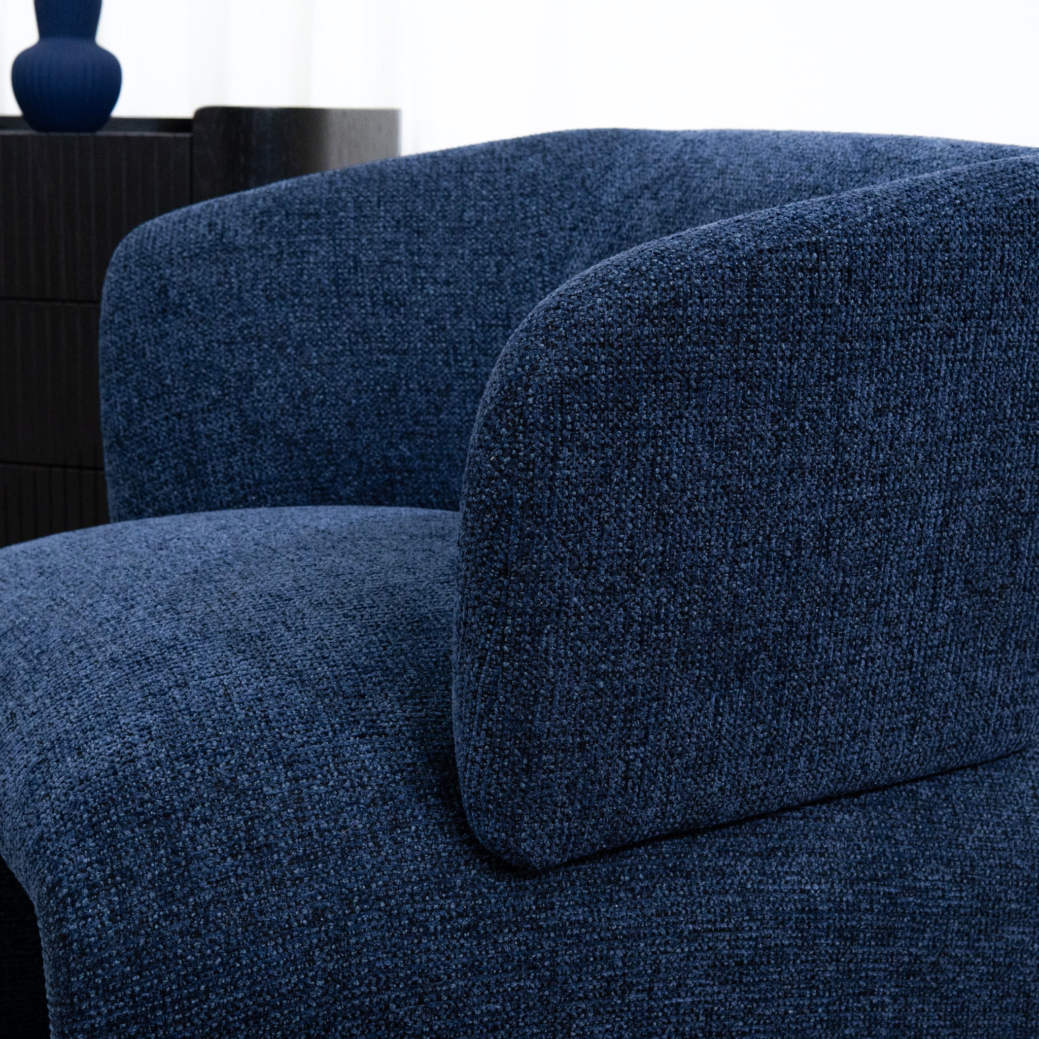 Guardian Armchair - Coral Dark Blue Armchair OL Sofa-Core