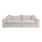 Bucha 3 Seater Fabric Sofa - Cream Sofa Iggy-Core