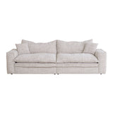 Bucha 3 Seater Fabric Sofa - Cream Sofa Iggy-Core