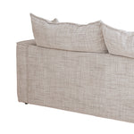 Bucha 2 Seater Fabric Sofa - Cream Sofa Iggy-Core