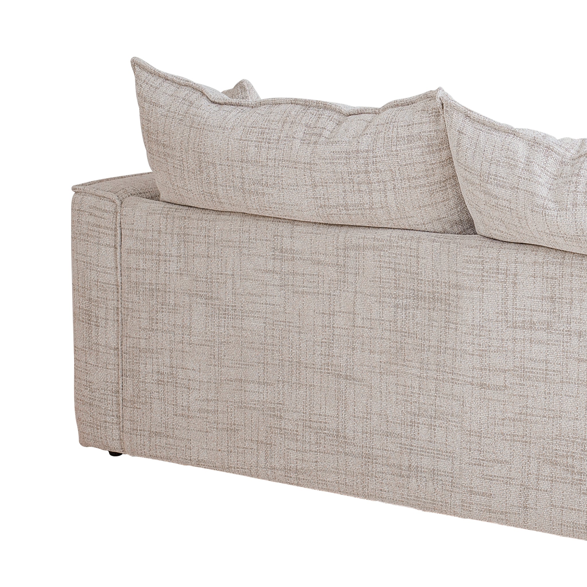 Bucha 2 Seater Fabric Sofa - Cream Sofa Iggy-Core