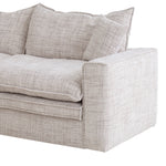Bucha 2 Seater Fabric Sofa - Cream Sofa Iggy-Core