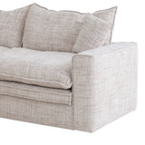 Bucha 2 Seater Fabric Sofa - Cream Sofa Iggy-Core