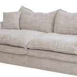 Bucha 2 Seater Fabric Sofa - Cream Sofa Iggy-Core