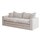 Bucha 2 Seater Fabric Sofa - Cream Sofa Iggy-Core