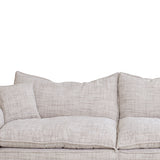 Bucha 2 Seater Fabric Sofa - Cream Sofa Iggy-Core
