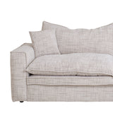 Bucha 2 Seater Fabric Sofa - Cream Sofa Iggy-Core