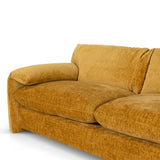 Jordie 3 Seater Fabric Sofa - Ochre - Last One Sofa Casa-Core