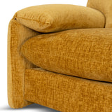 Jordie 3 Seater Fabric Sofa - Ochre - Last One Sofa Casa-Core