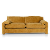 Jordie 3 Seater Fabric Sofa - Ochre - Last One Sofa Casa-Core