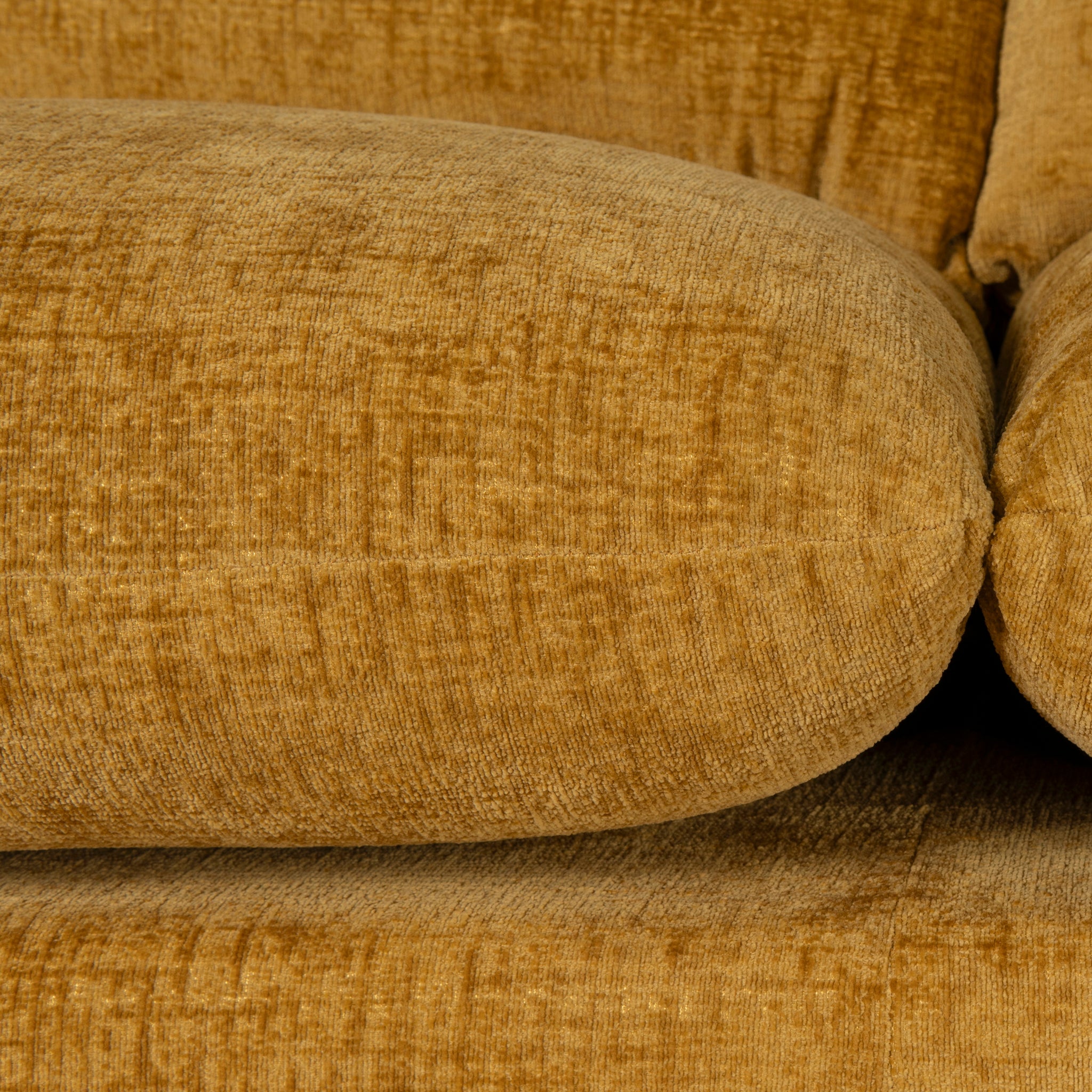 Jordie 3 Seater Fabric Sofa - Ochre - Last One Sofa Casa-Core