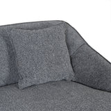 Trude Right Chaise Sofa - Coral Charcoal - Last One Chaise Lounge KJ Sofa-Core