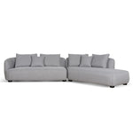 Ex Display - Marius 3 Seater Right Chaise Sofa - Grey Sofa Casa-Core
