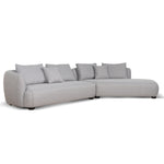 Ex Display - Marius 3 Seater Right Chaise Sofa - Grey Sofa Casa-Core