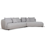 Ex Display - Marius 3 Seater Right Chaise Sofa - Grey Sofa Casa-Core