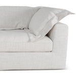 Daniyal 3 Seater Chaise Sofa - Pebble Beige Chaise Lounge K Sofa-Core