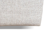 Daniyal 3 Seater Chaise Sofa - Pebble Beige Chaise Lounge K Sofa-Core