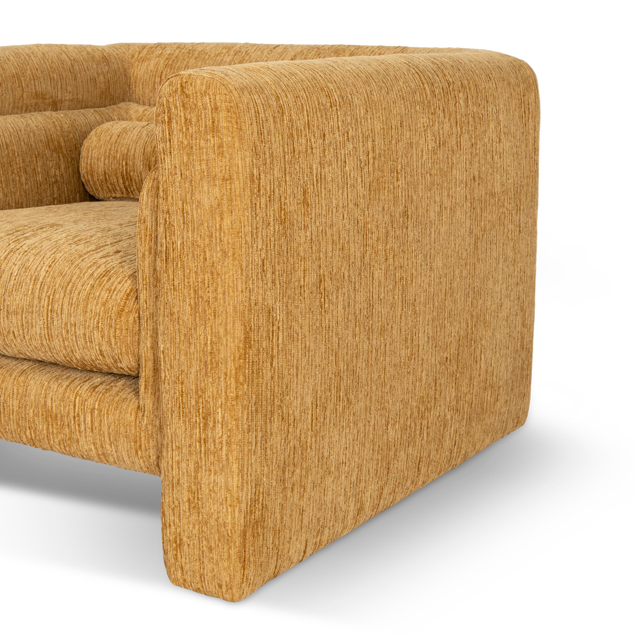 Dilipa Fabric Armchair - Yellow Sand Armchair K Sofa-Core