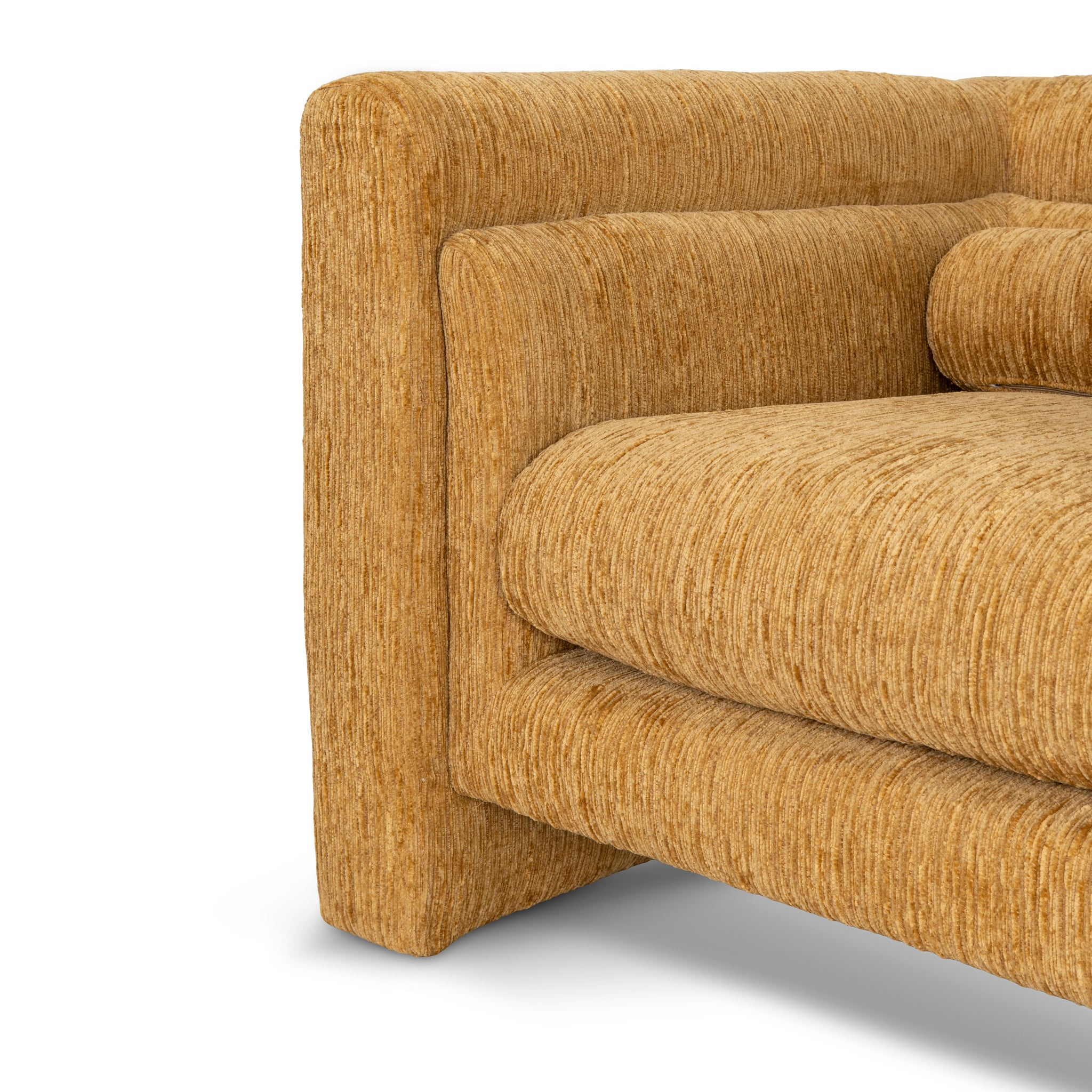 Dilipa Fabric Armchair - Yellow Sand Armchair K Sofa-Core