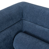 Dilipa Fabric Armchair - Navy Blue Armchair K Sofa-Core