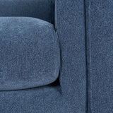 Dilipa Fabric Armchair - Navy Blue Armchair K Sofa-Core