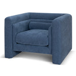 Dilipa Fabric Armchair - Navy Blue Armchair K Sofa-Core