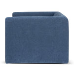 Dilipa Fabric Armchair - Navy Blue Armchair K Sofa-Core