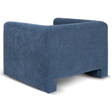Dilipa Fabric Armchair - Navy Blue Armchair K Sofa-Core